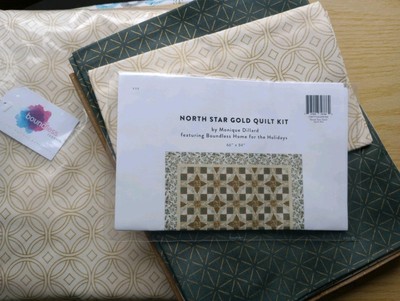 Craftsy Quilt Kit North Star Gold Monique Dillard With Boundless Fabrics
