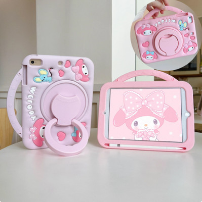 For iPad 11th A16 10th 10.9'' 9 8 mini 7 6 Air Pro My melody Kid Stand Case Cover