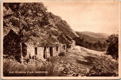 Jean McAlpine's Inn Aberfoyle Scotland UK Unposted Postcard D81