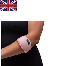 Image of Light Pink Tennis Elbow Support - Adjustable Compression Brace for Active Adults