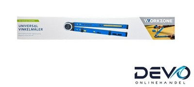 Universal Winkelmesser 50 cm 0 - 270° Wasserwaage 2 x Anreißnadel Workzone 