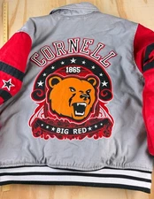 Stall & Dean Cornell University Big Red Bear Varsity Letterman Jacket Size 3XL