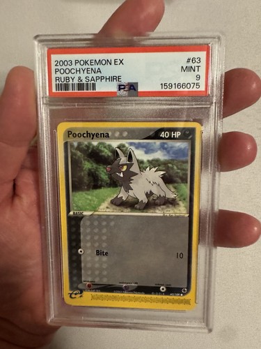 Poochyena graded PSA 9 for sale on eBay