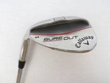 Callaway Used LH Sure Out 64* Lob KBS Flex Steel Shaft