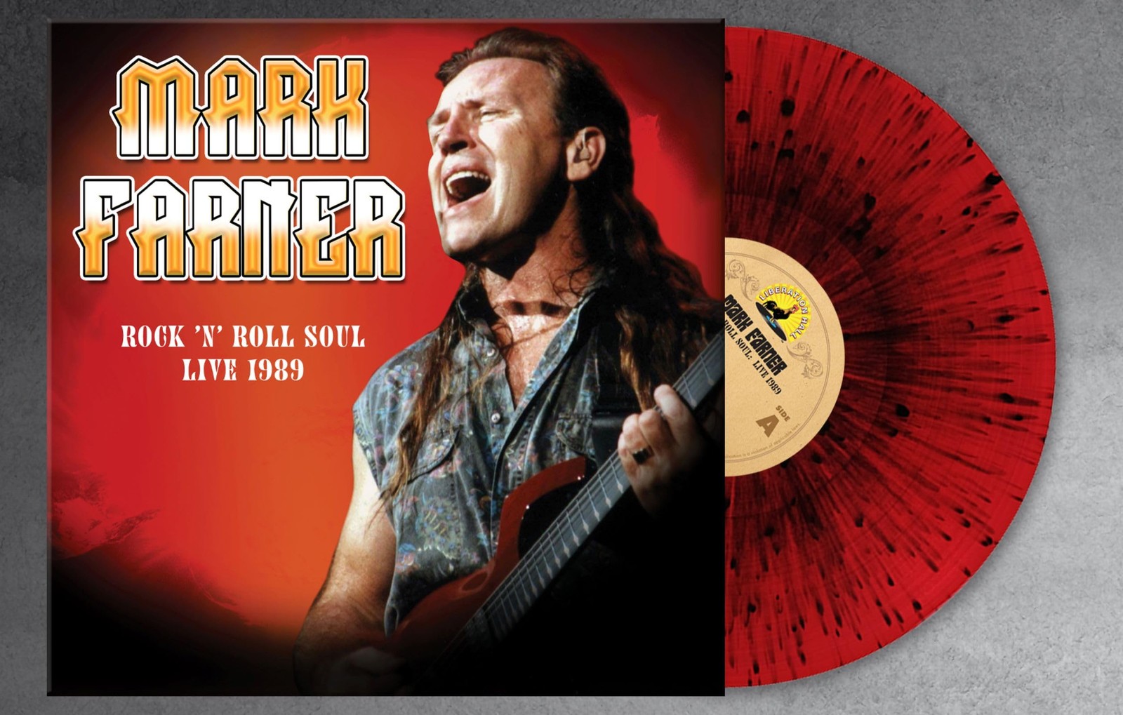 Mark Farner Rock 'n Roll Soul: Live, August 20, 1989 Red and Black Sp (Vinyl LP)