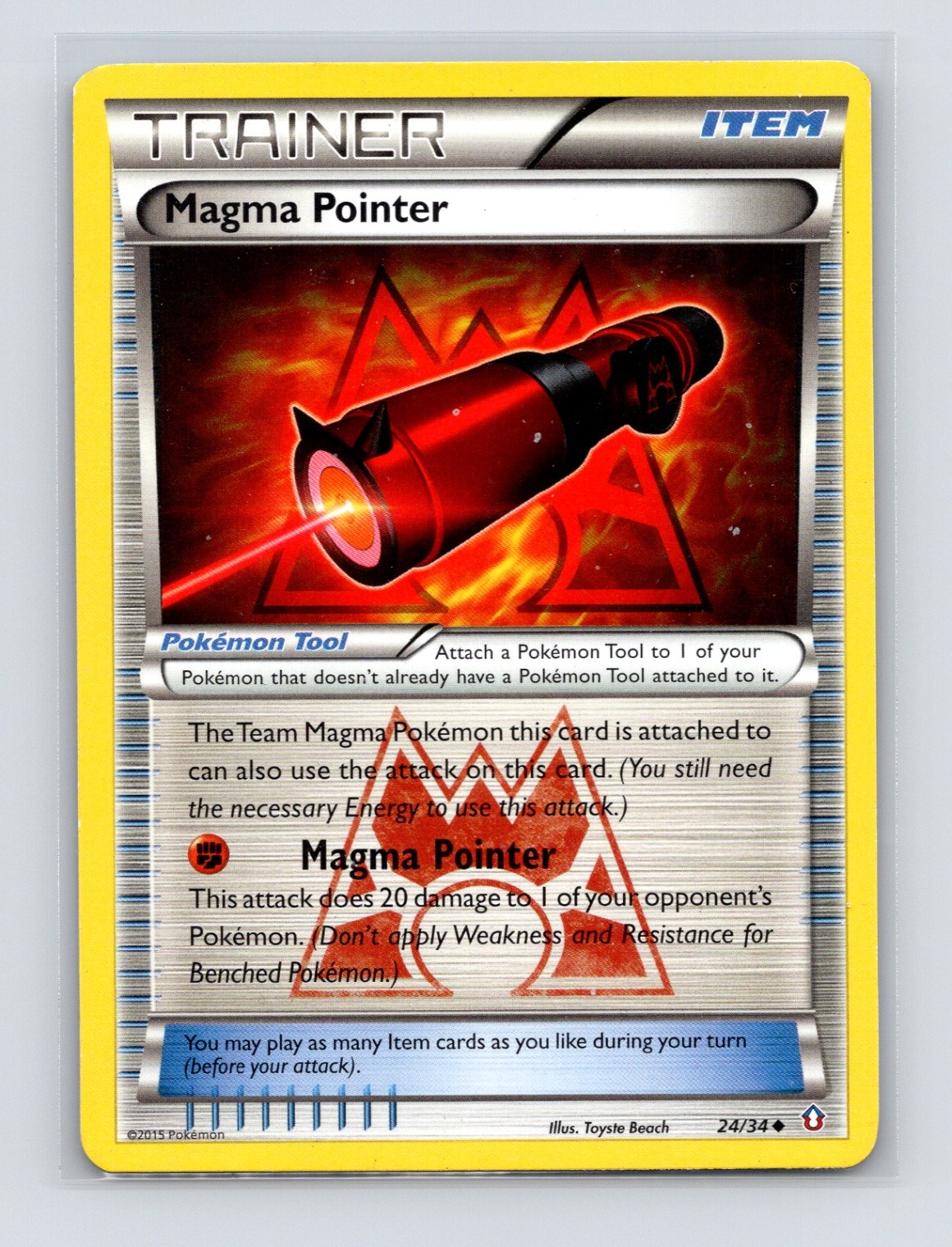 Pokémon TCG Magma Pointer 24/34 Double Crisis Normal MP