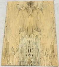 Spalted Tamarind drop top / lam top for electric guitar or bass 7x19.9" TDT4C