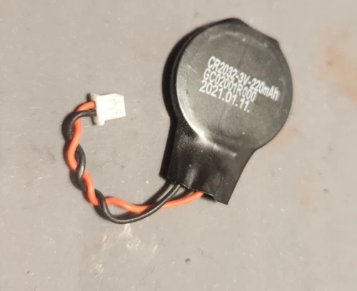 Dell memory battery CR2032 3V 220mAh GC02001R000