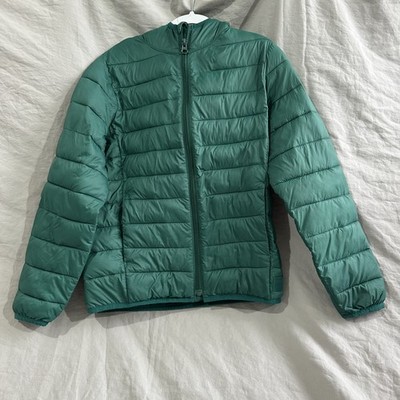 Gap Kids Primaloft Lightweight Puffer Jacket Boys Size M 8 Green Balsam Tree