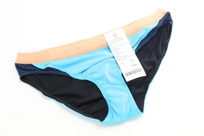 Sweaty Betty Dive IN Maillot Bikini Bas L Bleu Taille Basse Été Plage - Photo 1/4
