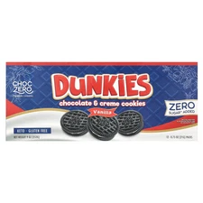 Dunkies, Chocolate & Cream Cookies, Vanilla, 12 Packs, 0.75 oz (21 g) Each