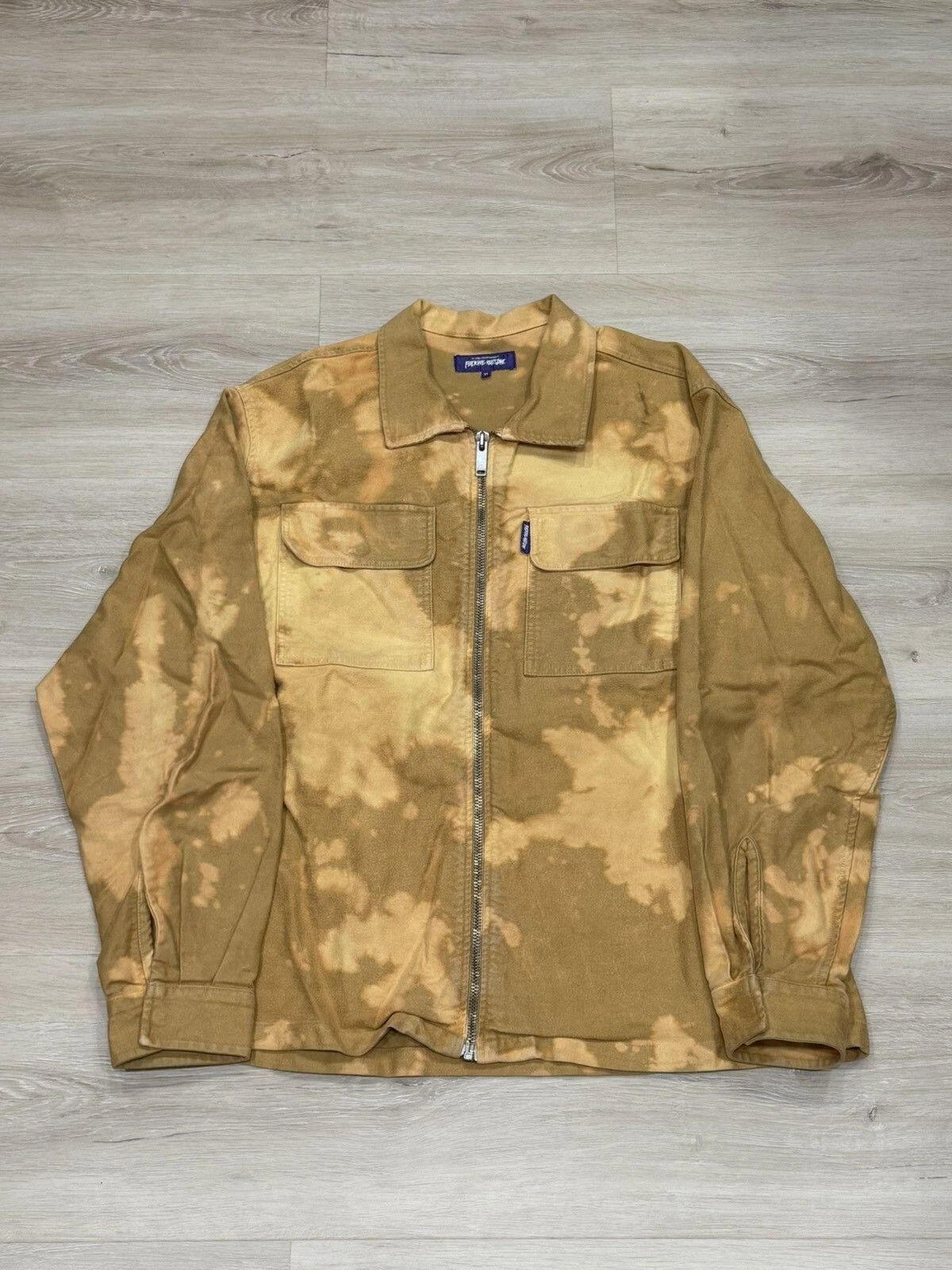 F*cking Awesome FA Bleached Trucker Jacket - product detail image 1