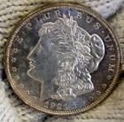 1921 Morgan Silver Dollar Brilliant Uncirculated Slight Cameo & Mirrors