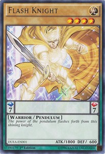 Flash Knight - DUEA-EN001 - Rare - 1st Edition x3 - Near Mint