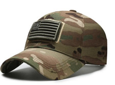 New USA Tactical Removable Flag Patch Camo Camouflage Cap Hat Green Olive Drab