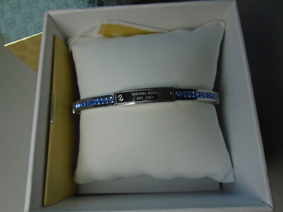 Michael Kors Color Crush Bracelet Silver/Blue Light Saphire MKJ 6986040