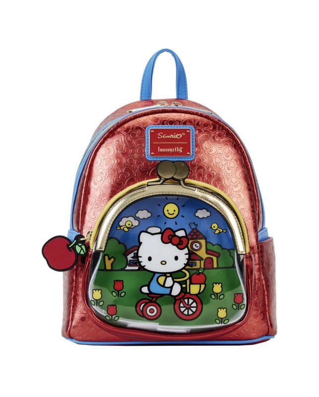 Sanrio Hello Kitty 50th Anniversary Coin Bag Metallic Mini Backpack