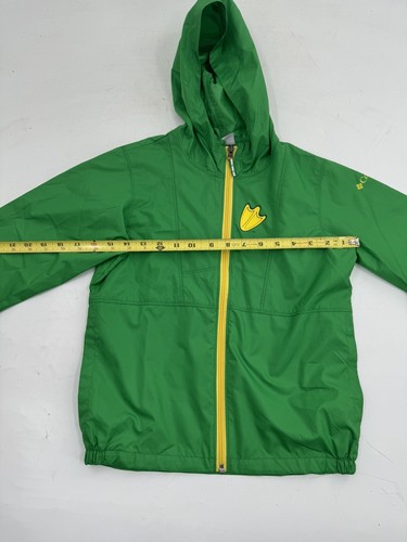 Columbia Sportswear Company kids Windbreaker jacket small green ducks  outdoor - Picture 5 of 24