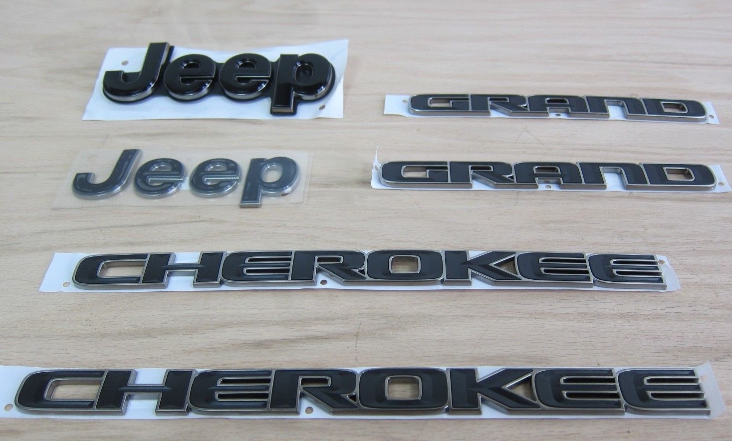 Jeep Grand Cherokee Track Hawk Decal Sticker Emblem Kit New Mopar OEM