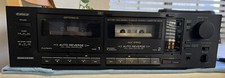 Optimus SCT-89 Full Logic Dual Stereo Cassette Deck Auto Reverse HX Pro Tested
