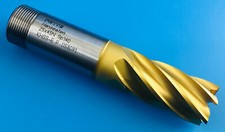 Image of Fette 25mm x 45mm 6 Flute TiN-Coated HSS-E End Mill