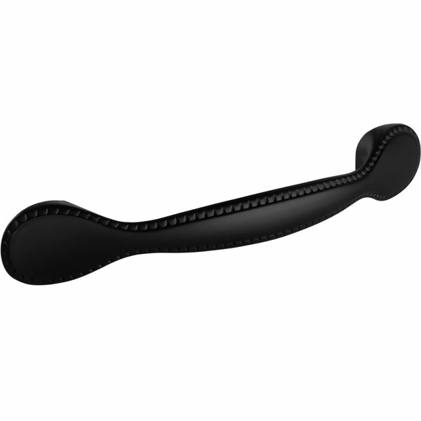 MöBelgriff Leder Optik KüChengriff Schwarz Schubladengriff 128 Mm Schrankgriff-image