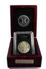 1921 Morgan Silver Dollar BU Unc Bradford Wooden Display Box Exact coin shown BU