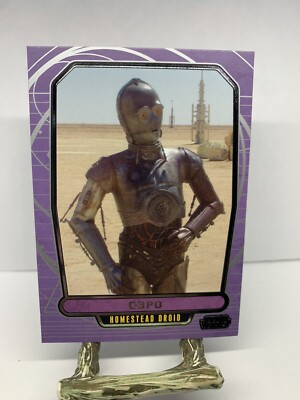 C-3PO 52 Star Wars Topps 2012 Galactic Files Card Trading Card