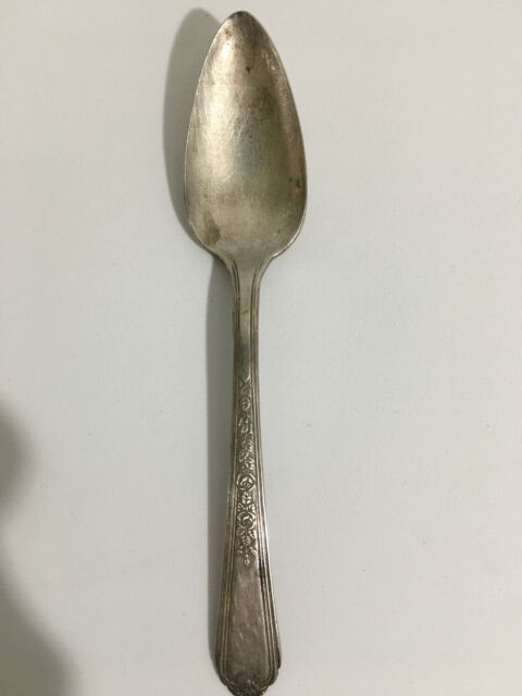 Vintage Plymouth 1938 Jewel Silverplate Grapefruit Spoons Vintage Plymouth 1938 Jewel Silverplate Grapefruit Spoons
