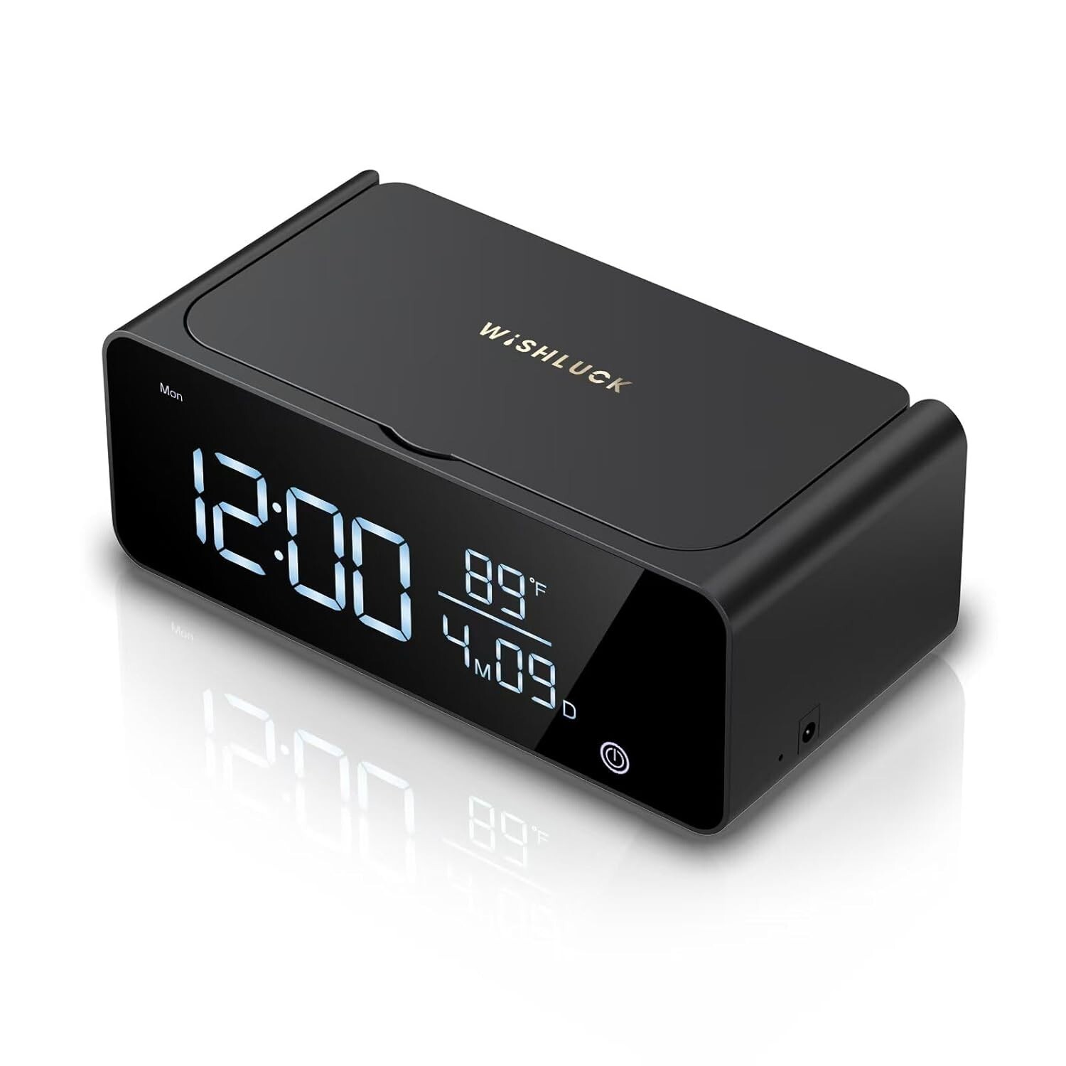 Alarm Clock Ultrasonic Jewelry Cleaner Machine - Ultrasonic Cleaner 48KHz/24W-image