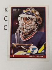 1991 O-Pee-Chee Hockey #417 Curtis Joseph St. Louis Blues