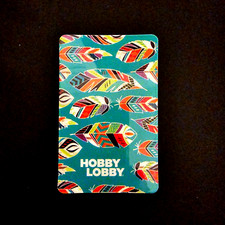 Hobby Lobby Feathers NEW COLLECTIBLE GIFT CARD $0 #1111