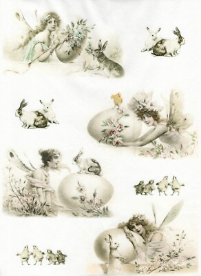 Reispapier 30g, Decoupage, A4, Serviettentechnik