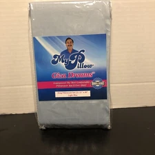My Pillow Giza Dreams Queen Pillowcase Set• Light Blue -New