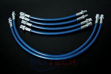 Stainless Steel Brake Lines For 1994-98 Bmw 3 Series E36 Braided Hose Pipe Blue