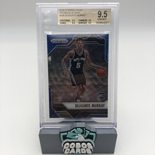 2016-17 Panini Prizm Blue Wave Dejounte Murray #236 BGS 9.5 RC 17/99