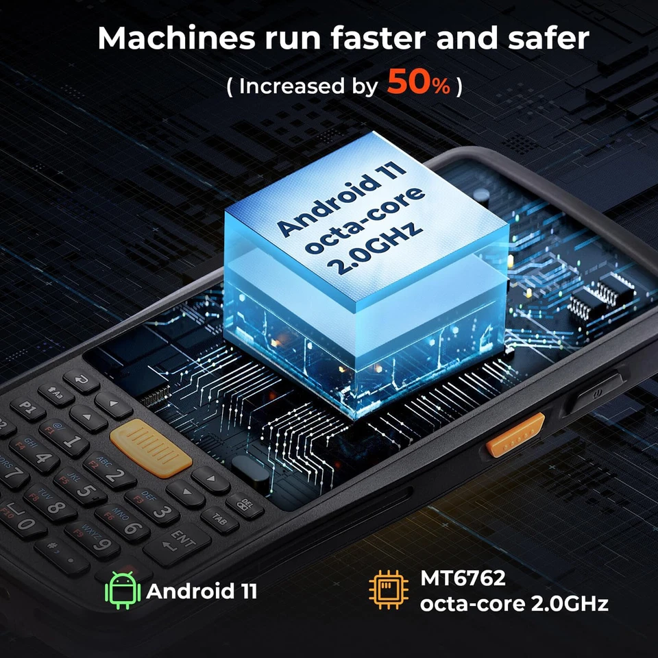 MUNBYN Android 11 Barcode Scanner Zebra SE4710 2D/1D Handheld Computer Scanner - Image 2 of 4