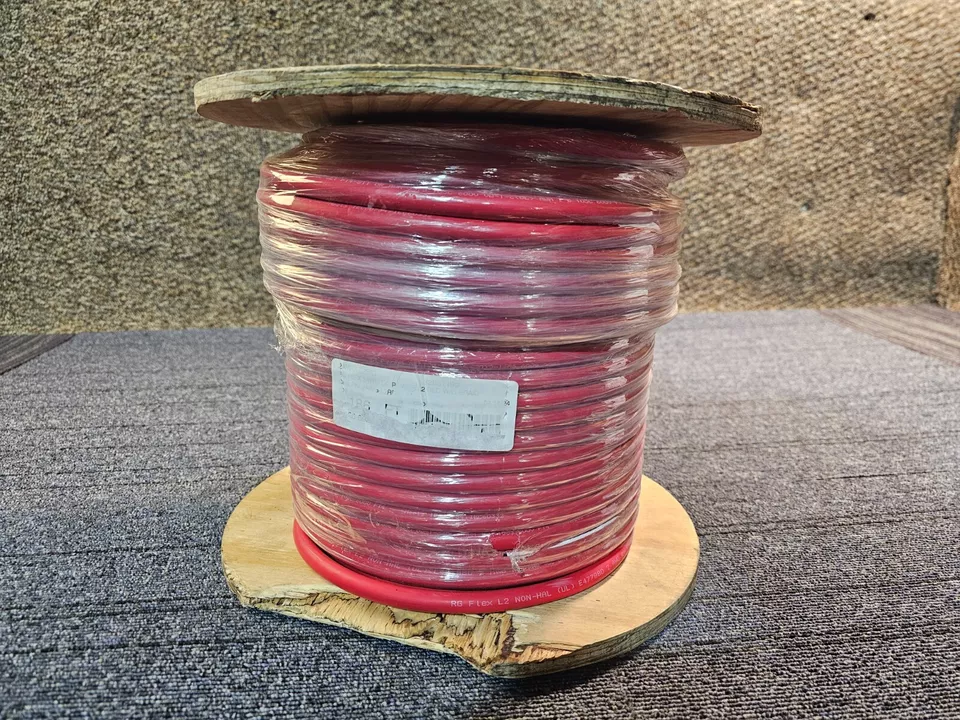 CABLE DE ALIMENTACIÓN RG FLEX 186 FT 2 AWG DC, L2, ROJO SIN TRENZA, 2AWG-L2RD, 32051199 Foto 4 de 4