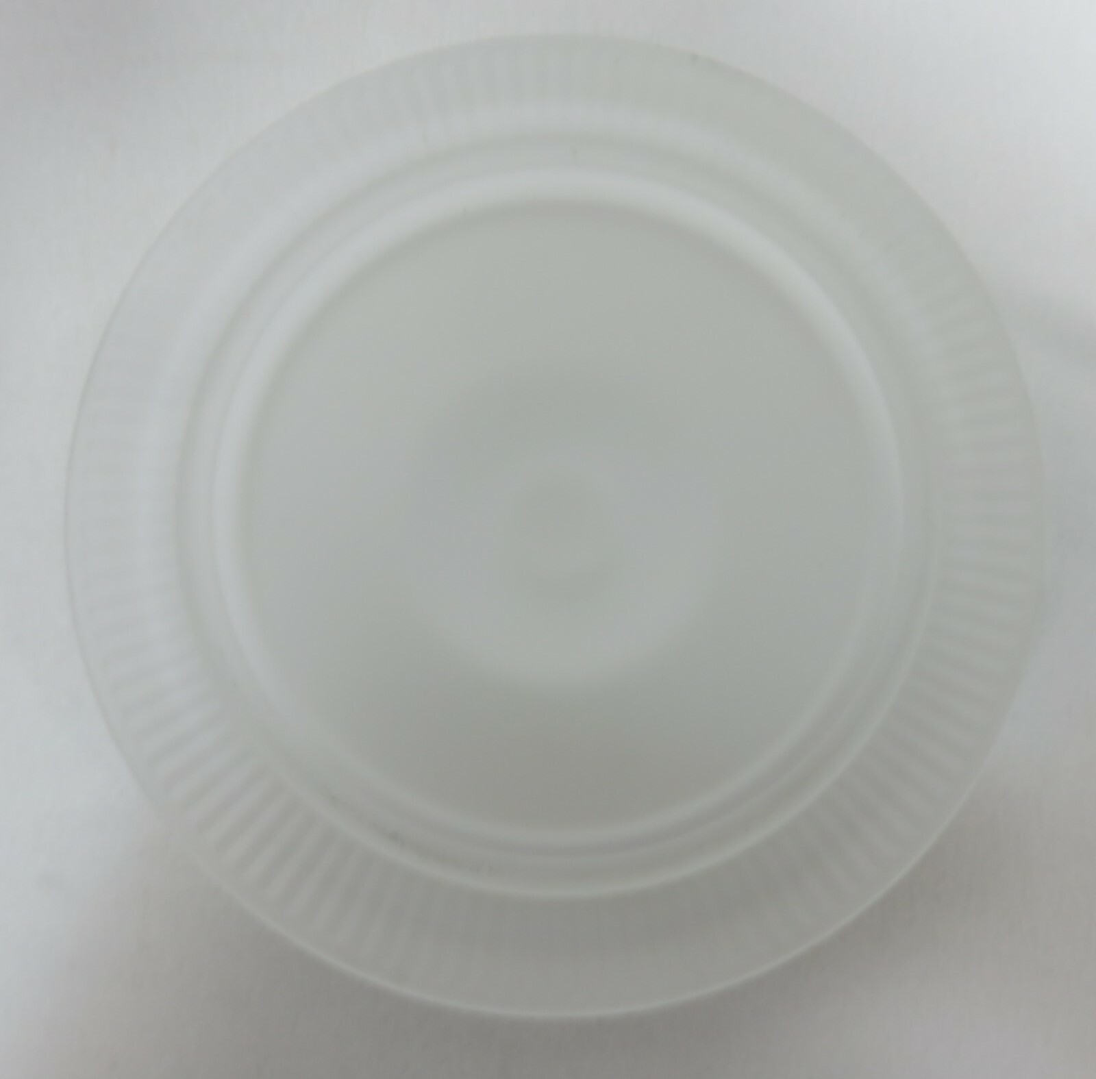 Vintage Hurricane Taper Candle Holder Frosted Glass with Floral Design