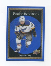 2023-24 Upper Deck Trilogy Hockey HUGH McGING 274/499 ROOKIE RENDITIONS BLUE