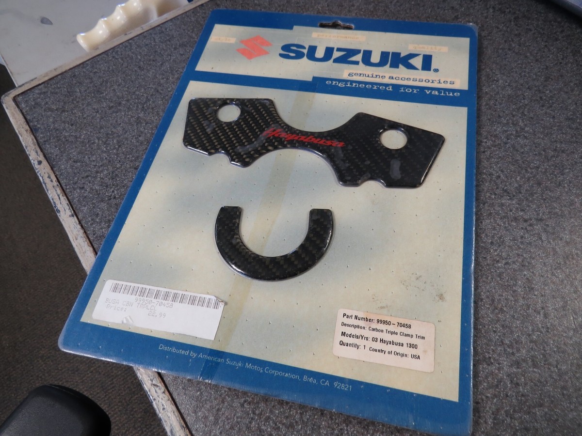 NOS Suzuki Triple Clamp Trim 2003 Hayabusa 1300 99950-70458 | eBay