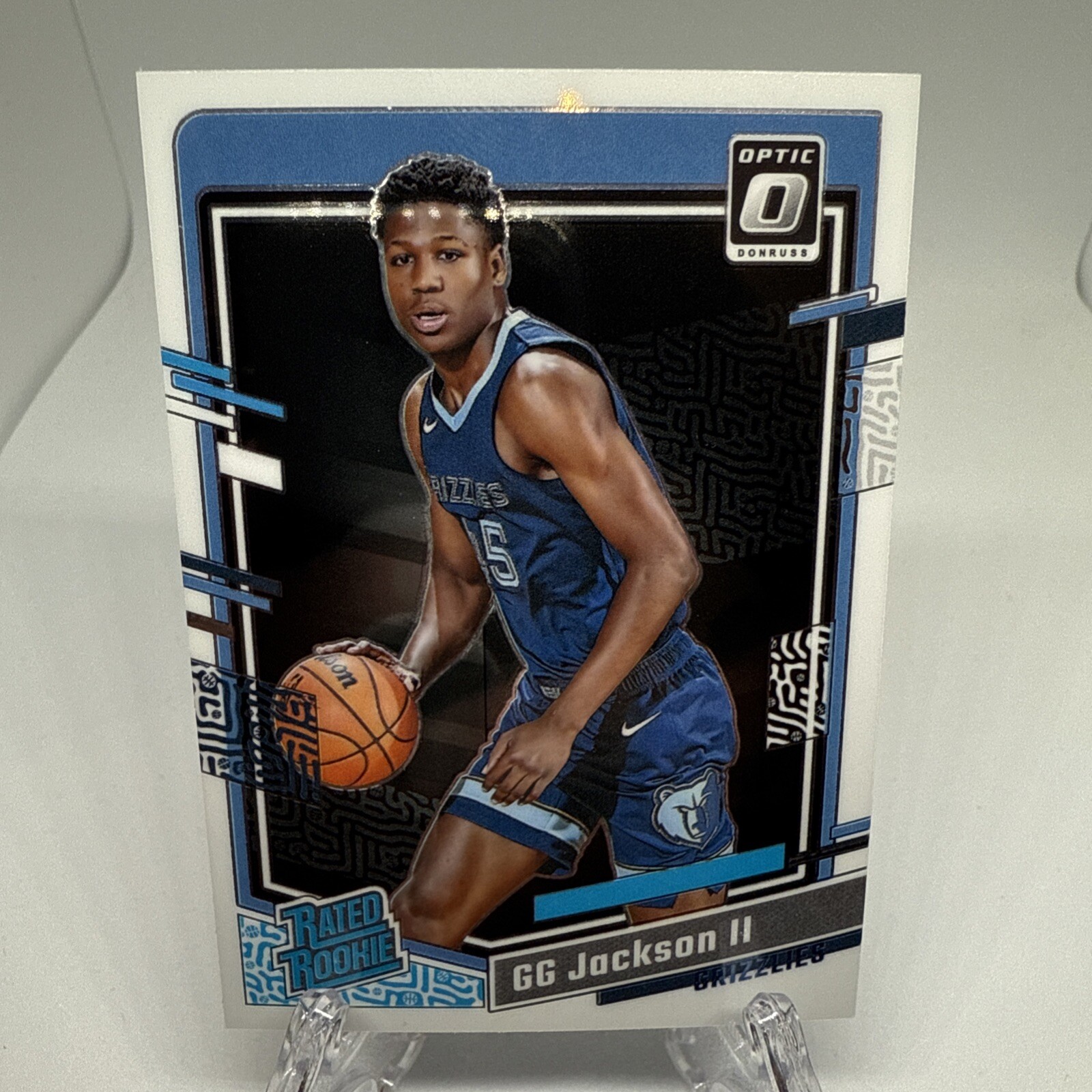 GG JACKSON II 2023-24 DONRUSS OPTIC 228 RATED ROOKIE GRIZZLIES RC