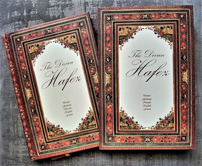 Fine New Divan of Hafez Selection English French German Russian Colorful Gift