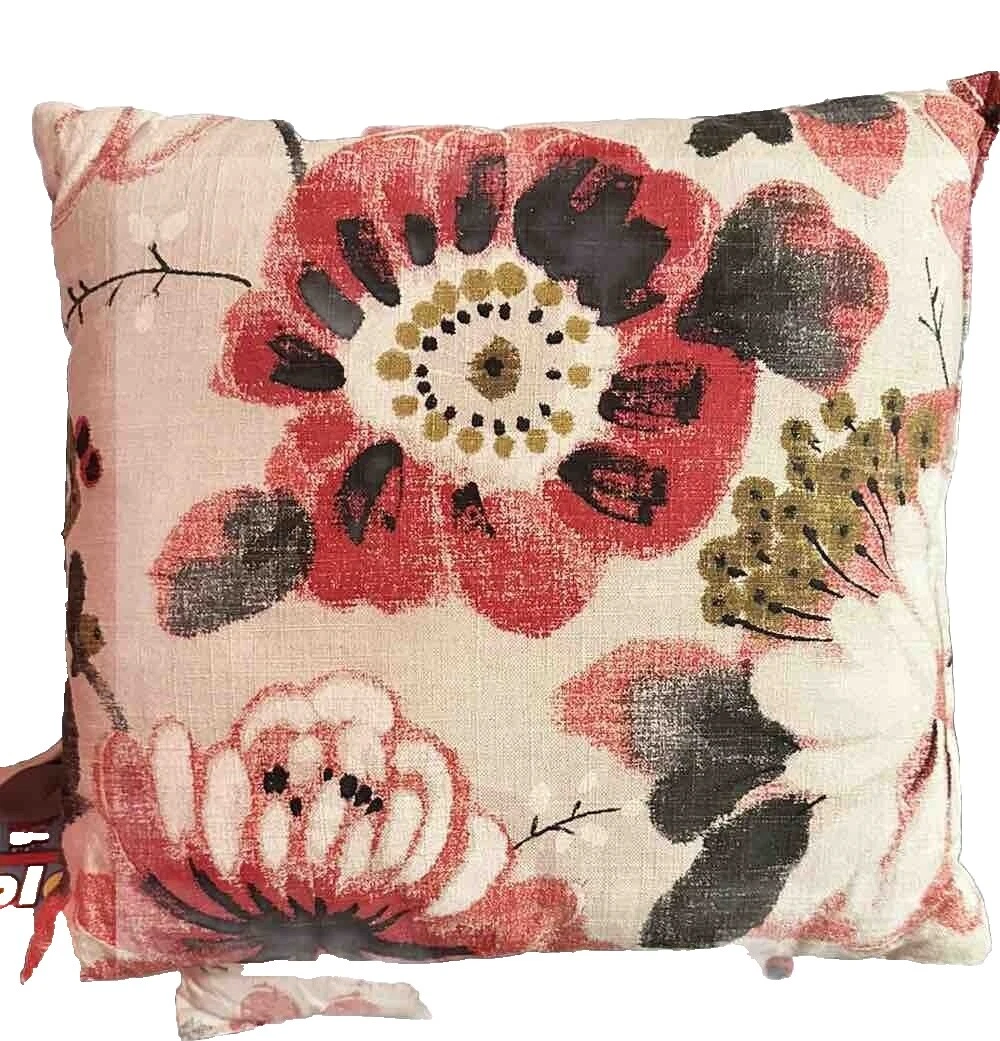 Rayon Art Deco Floral Home Décor Pillows