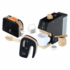 Theo Klein Play Kitchen Accessory Kit w/ Blender, Toaster,  Coffee Maker Used 