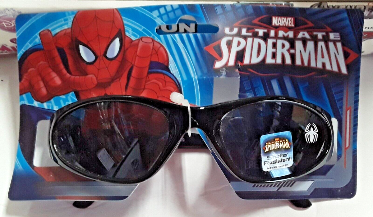 Black Ultimate Spider-Man Kids Sunglasses