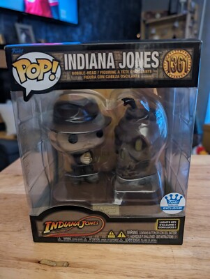 Funko Pop Deluxe Indiana Jones Light Up Exclusive 1361 Ltd Ed