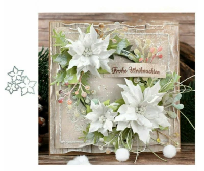 Flowers Metal Cutting Dies Stencil Scrapbooking Embossing Card Craft Paper Album