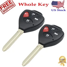 2X For 2007 2008 2009 2010 Toyota Camry Car Remote Keyless Entry Key Fob