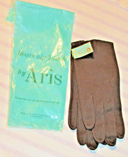 WOMEN'S VTG 1960s ARIS COTTON GLOVES 'FEELS LIKE THE FINEST FRENCH SUEDE' NWT 6